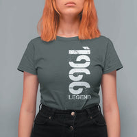 Vintage 1966 Legend T Shirt For Women 60th Birthday Gifts Special Milestone