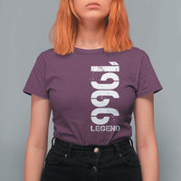 Vintage 1966 Legend T Shirt For Women 60th Birthday Gifts Special Milestone