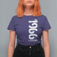 Vintage 1966 Legend T Shirt For Women 60th Birthday Gifts Special Milestone