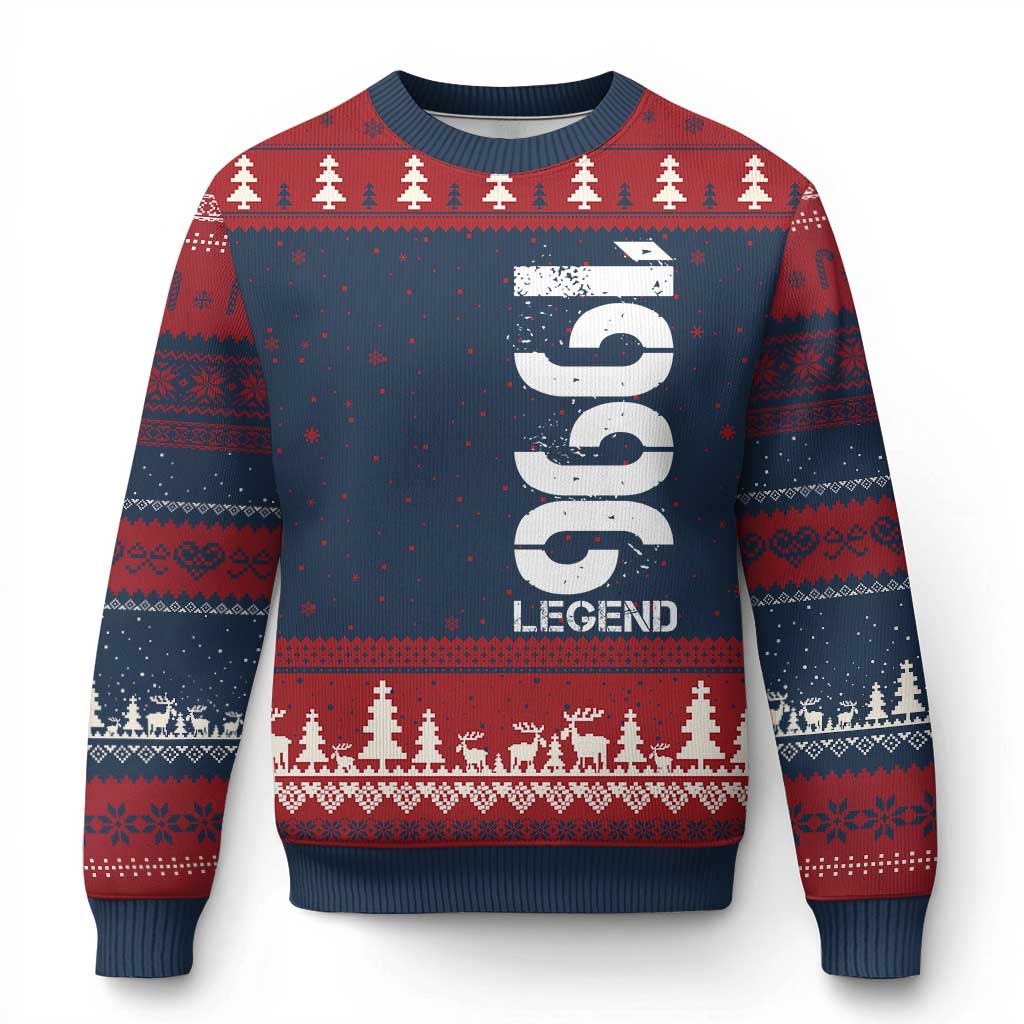 Vintage 1996 Legend Ugly Christmas Sweater 30th Birthday Gifts Special Milestone