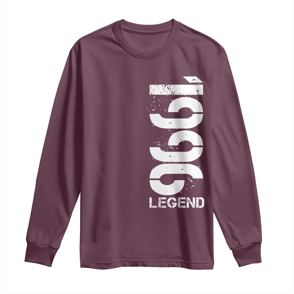 Vintage 1996 Legend Long Sleeve Shirt 30th Birthday Gifts Special Milestone