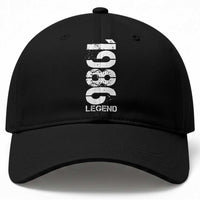 Vintage 1986 Legend Baseball Cap 40th Birthday Gifts Special Milestone