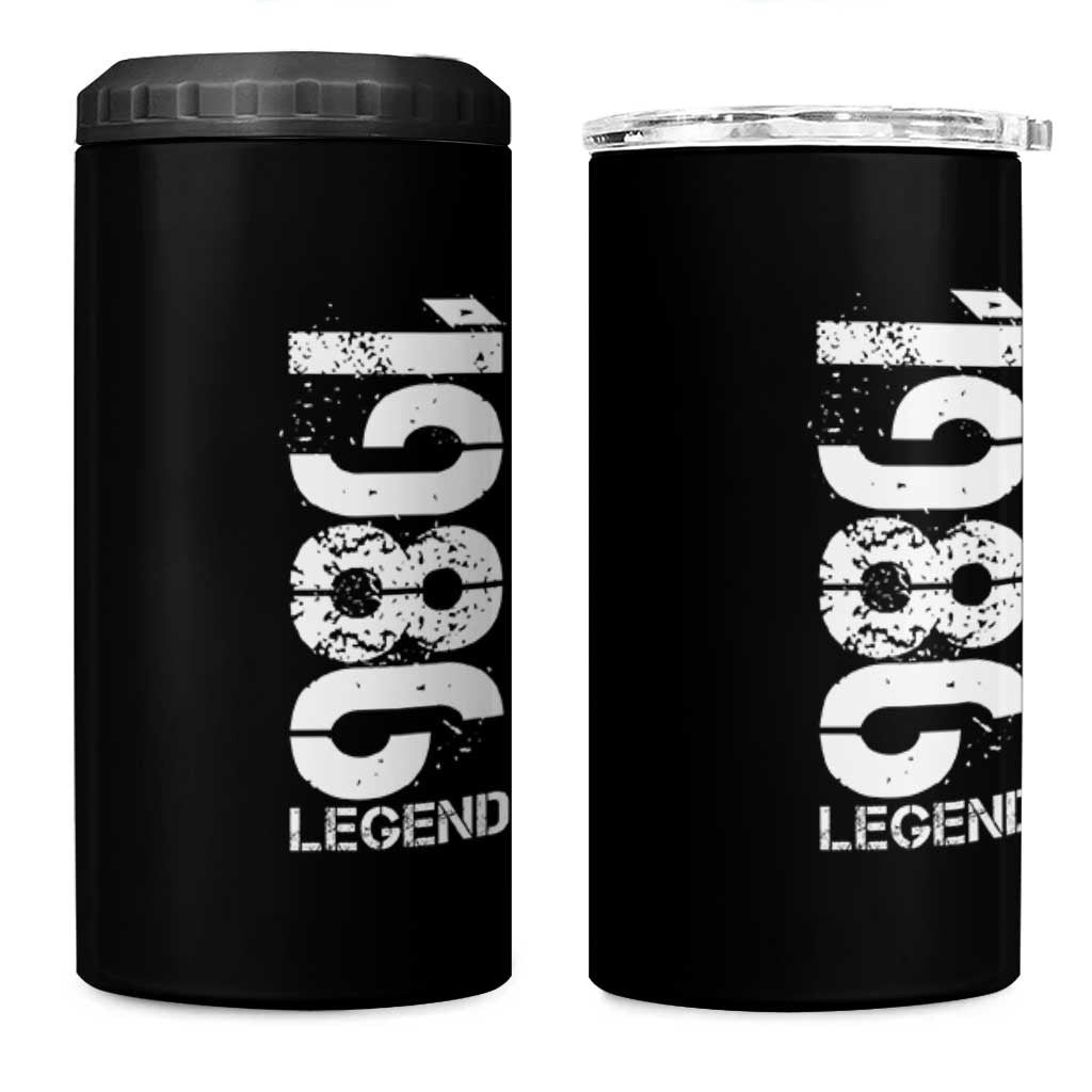 Vintage 1986 Legend 4 in 1 Can Cooler Tumbler 40th Birthday Gifts Special Milestone