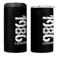 Vintage 1986 Legend 4 in 1 Can Cooler Tumbler 40th Birthday Gifts Special Milestone