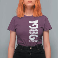 Vintage 1986 Legend T Shirt For Women 40th Birthday Gifts Special Milestone
