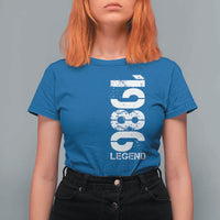 Vintage 1986 Legend T Shirt For Women 40th Birthday Gifts Special Milestone