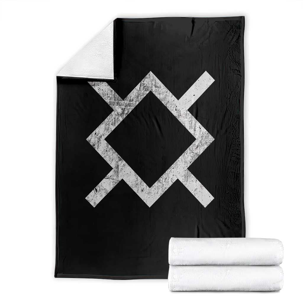 Vintage Northern Cheyenne Tribe Flag Montana Morning Star Symbol Throw Blanket