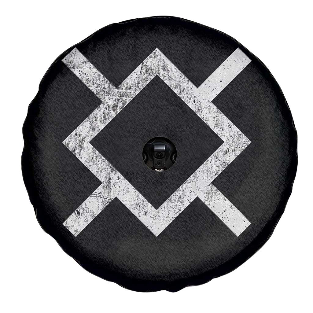 Vintage Northern Cheyenne Tribe Flag Montana Morning Star Symbol Spare Tire Cover