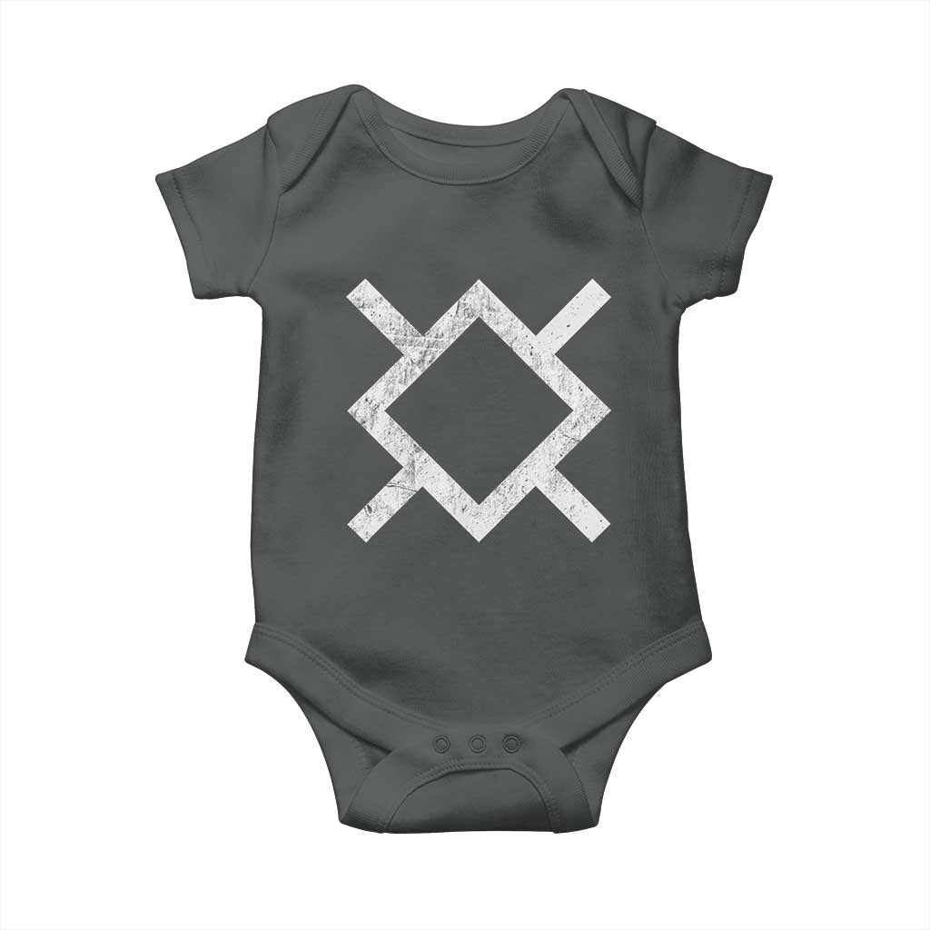Vintage Northern Cheyenne Tribe Flag Montana Morning Star Symbol Baby Onesie