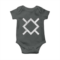 Vintage Northern Cheyenne Tribe Flag Montana Morning Star Symbol Baby Onesie