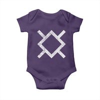 Vintage Northern Cheyenne Tribe Flag Montana Morning Star Symbol Baby Onesie