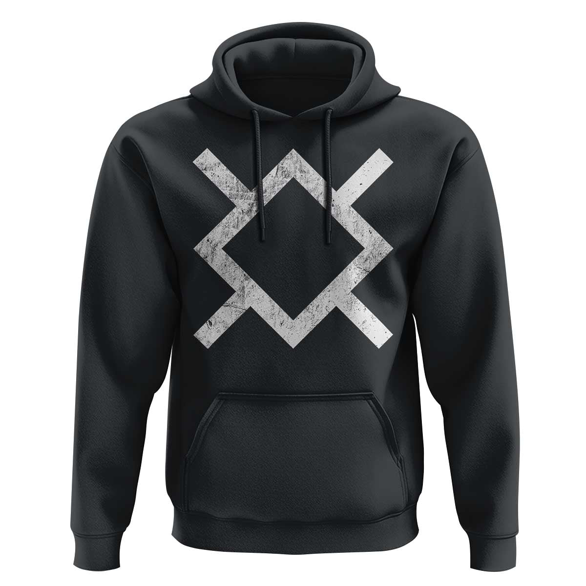 Vintage Northern Cheyenne Tribe Flag Montana Morning Star Symbol Hoodie