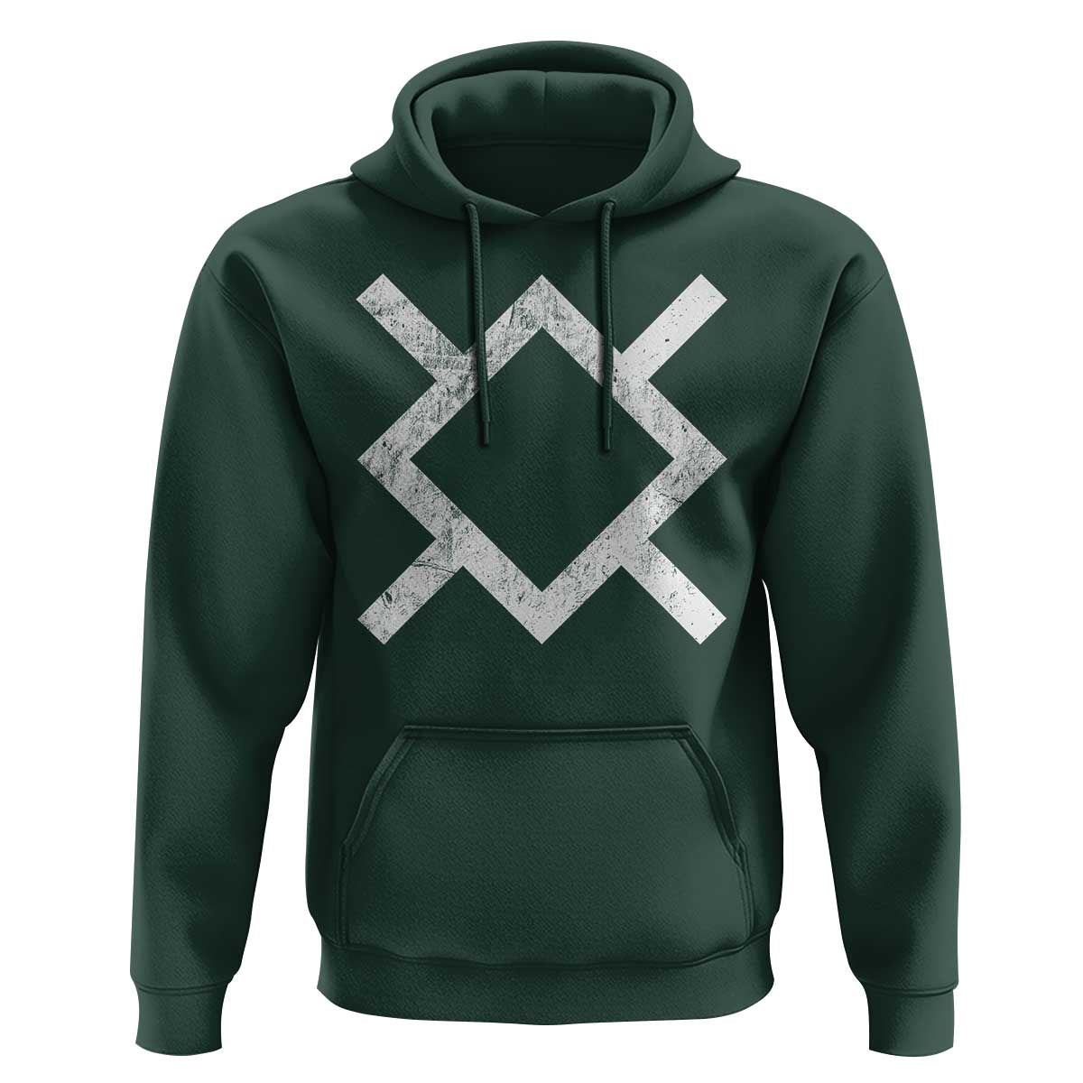 Vintage Northern Cheyenne Tribe Flag Montana Morning Star Symbol Hoodie