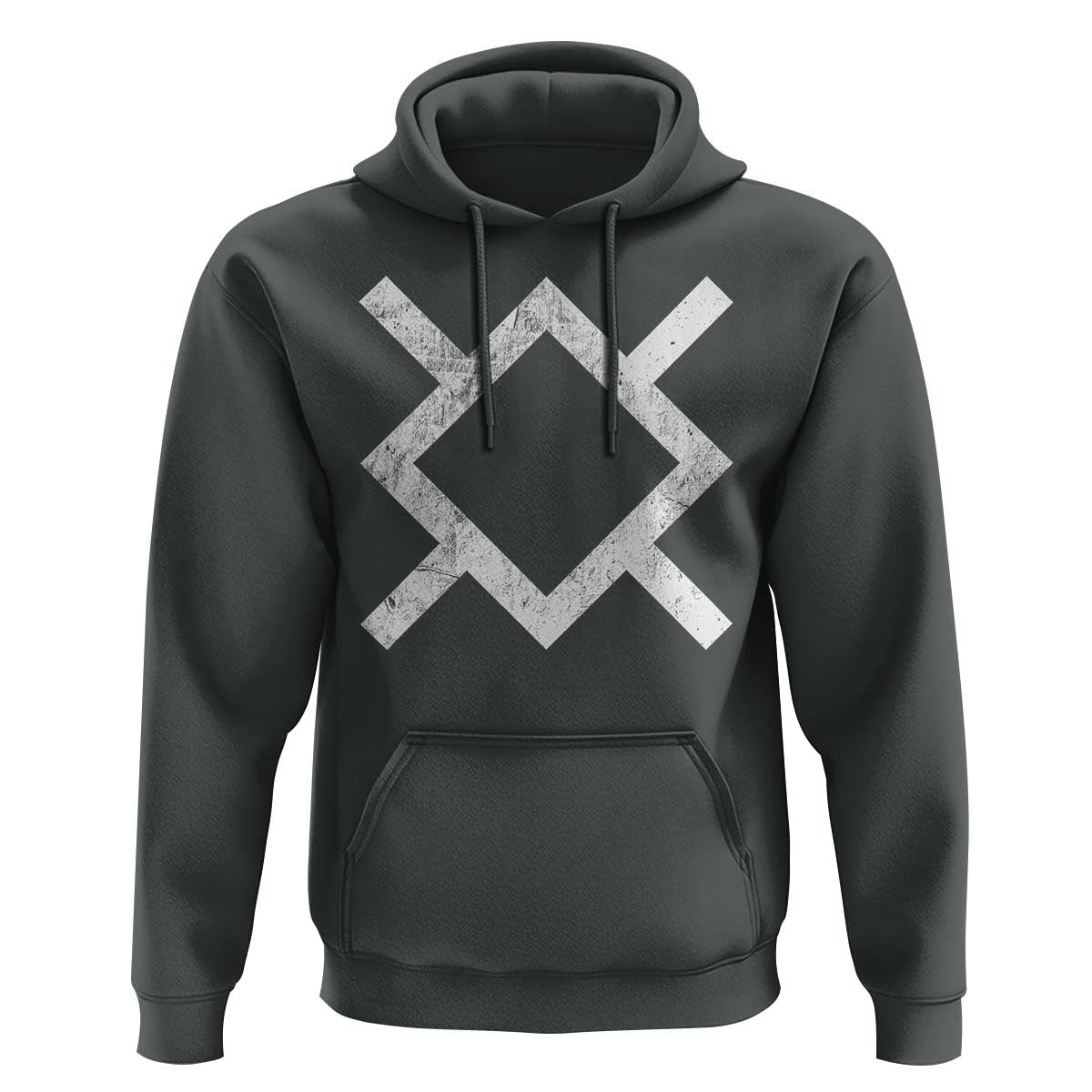 Vintage Northern Cheyenne Tribe Flag Montana Morning Star Symbol Hoodie
