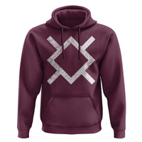 Vintage Northern Cheyenne Tribe Flag Montana Morning Star Symbol Hoodie