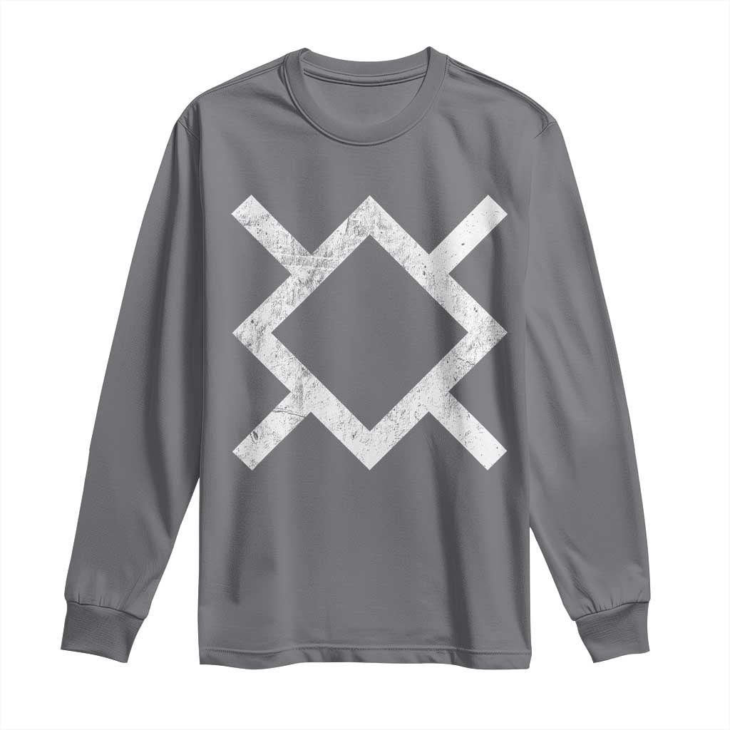 Vintage Northern Cheyenne Tribe Flag Montana Morning Star Symbol Long Sleeve Shirt