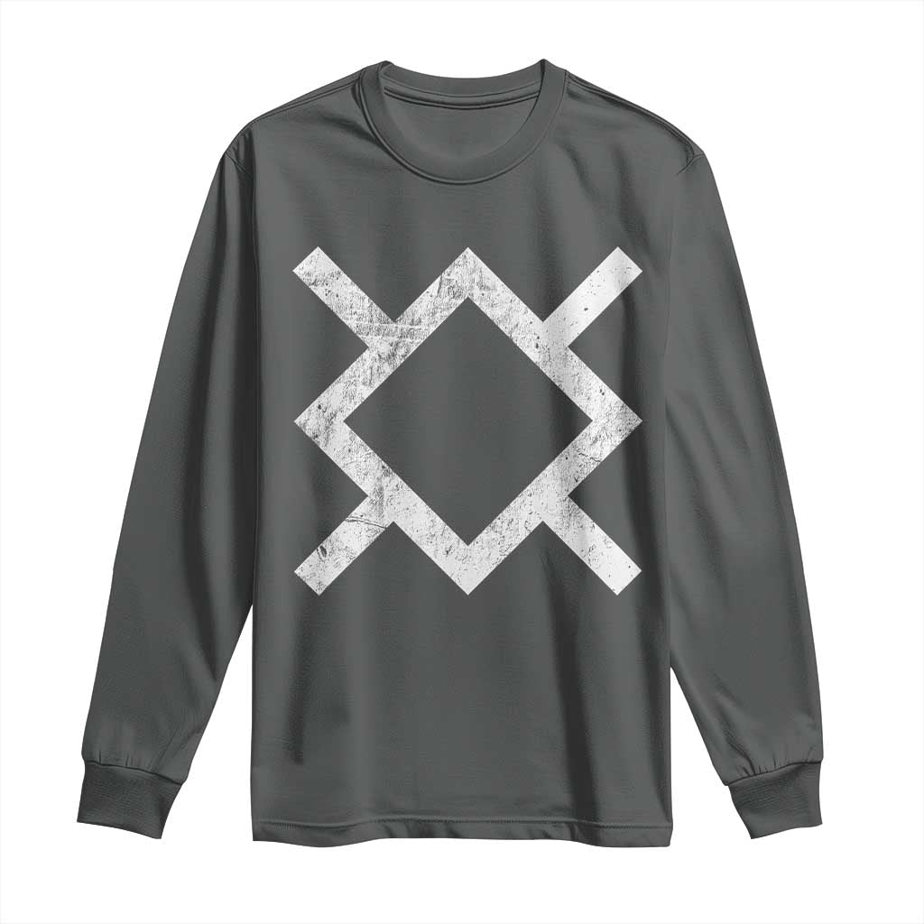 Vintage Northern Cheyenne Tribe Flag Montana Morning Star Symbol Long Sleeve Shirt