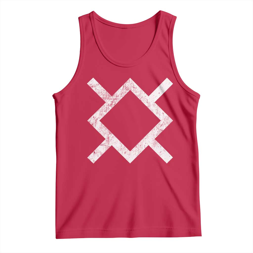 Vintage Northern Cheyenne Tribe Flag Montana Morning Star Symbol Tank Top
