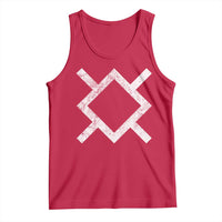 Vintage Northern Cheyenne Tribe Flag Montana Morning Star Symbol Tank Top