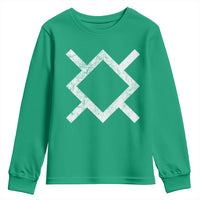 Vintage Northern Cheyenne Tribe Flag Montana Morning Star Symbol Youth Sweatshirt