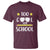 Funny Back To School T Shirt Too Cool For School Sunglasses - Wonder Print Shop