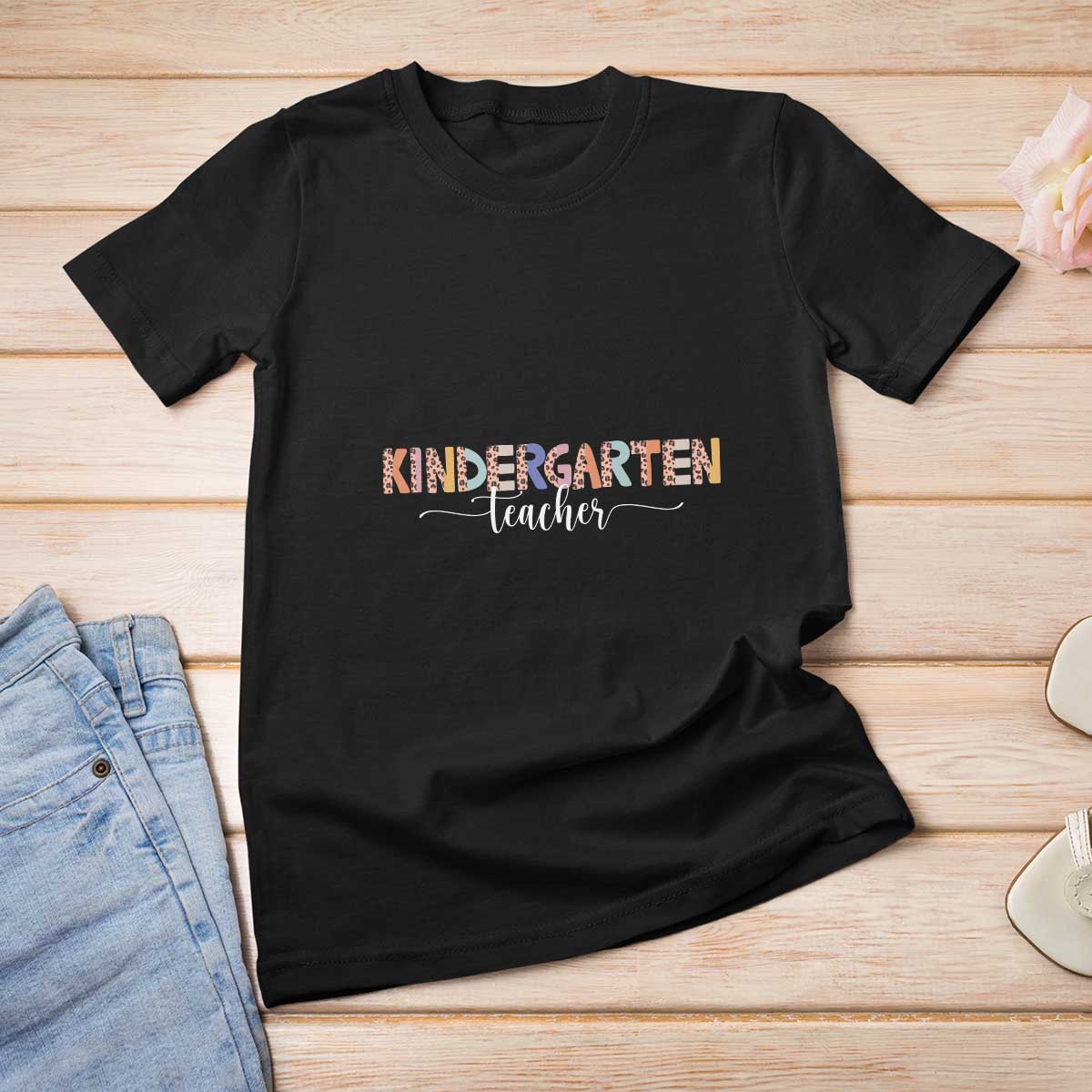 Kindergarten Teacher T Shirt For Women First Day Of School Boho Style - Wonder Print Shop