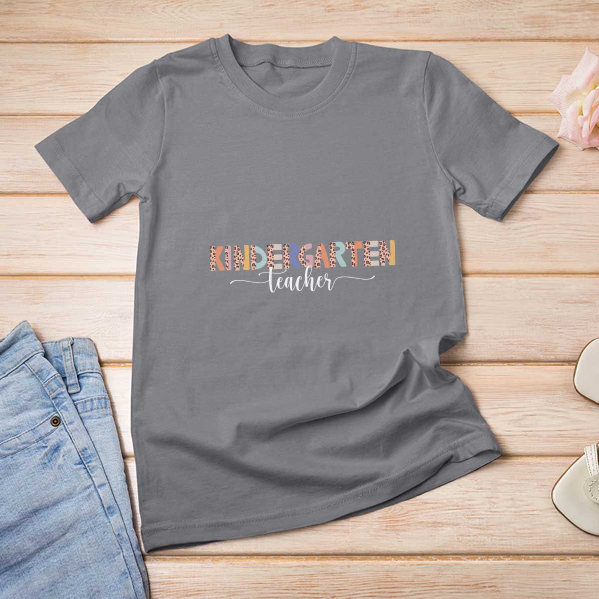 Kindergarten Teacher T Shirt For Women First Day Of School Boho Style - Wonder Print Shop