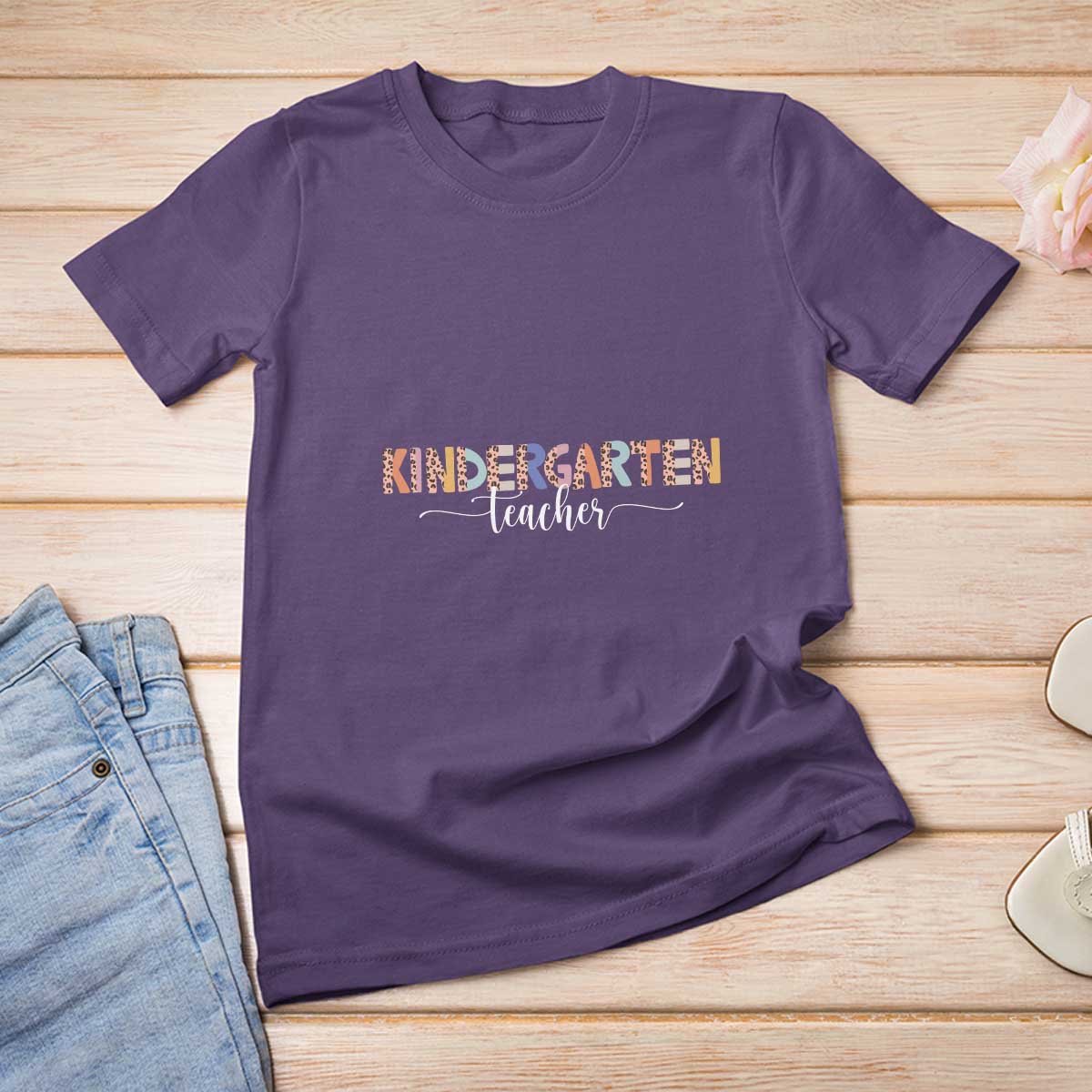 Kindergarten Teacher T Shirt For Women First Day Of School Boho Style - Wonder Print Shop