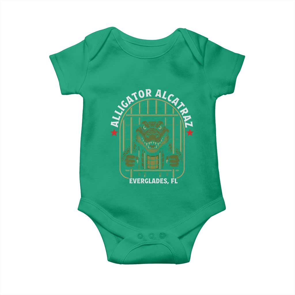 Funny Aligator Alcatraz Everglades Baby Onesie Alligator Prison Alligatraz Meme - Wonder Print Shop