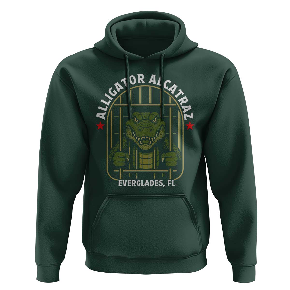 Funny Aligator Alcatraz Everglades Hoodie Alligator Prison Alligatraz Meme - Wonder Print Shop