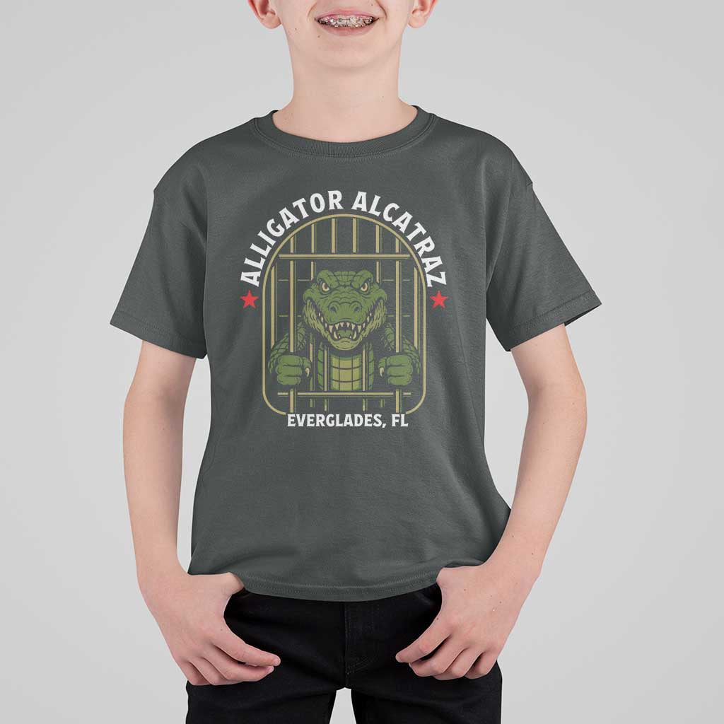 Funny Aligator Alcatraz Everglades T Shirt For Kid Alligator Prison Alligatraz Meme - Wonder Print Shop