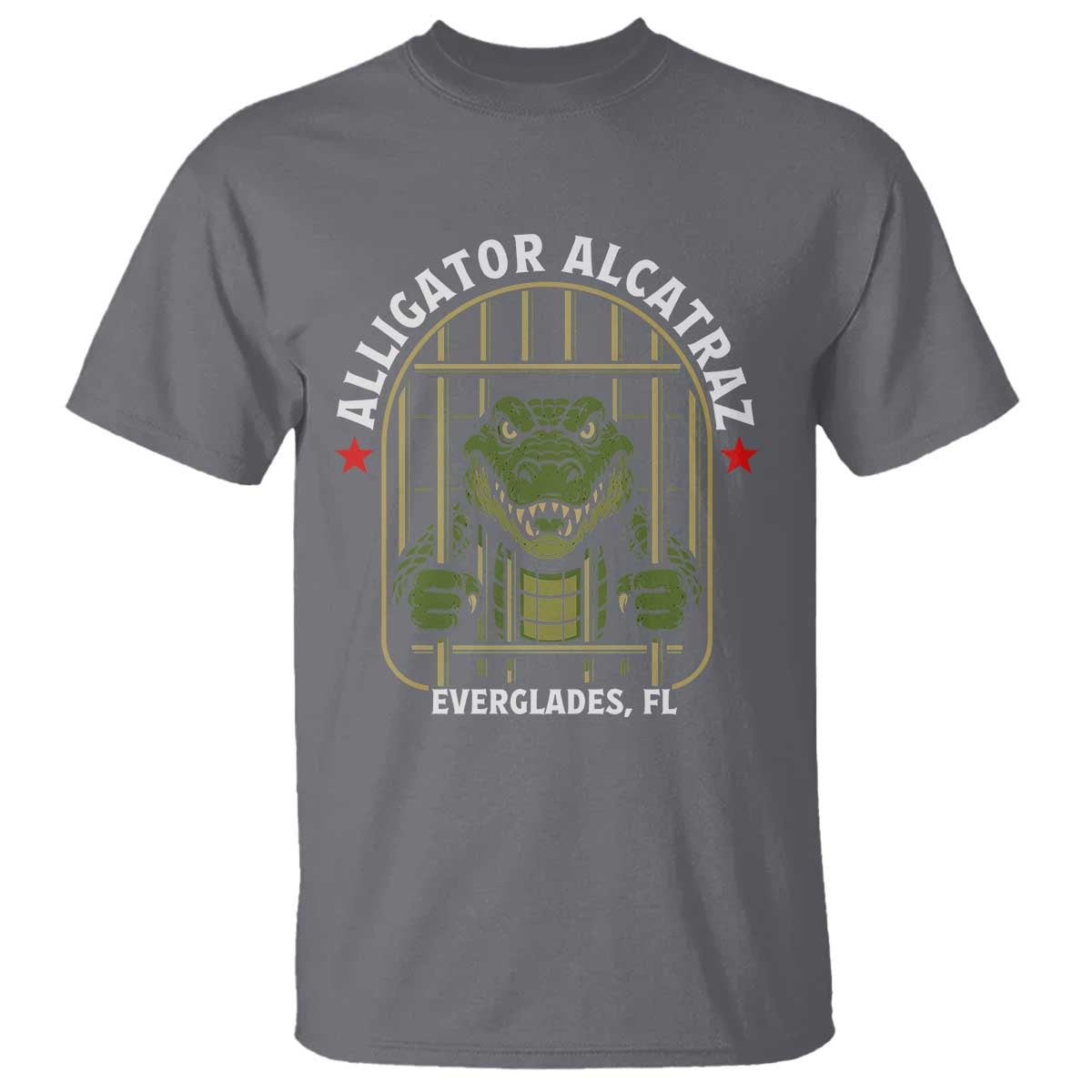 Funny Aligator Alcatraz Everglades T Shirt Alligator Prison Alligatraz Meme - Wonder Print Shop