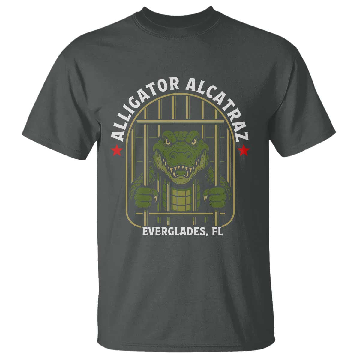 Funny Aligator Alcatraz Everglades T Shirt Alligator Prison Alligatraz Meme - Wonder Print Shop