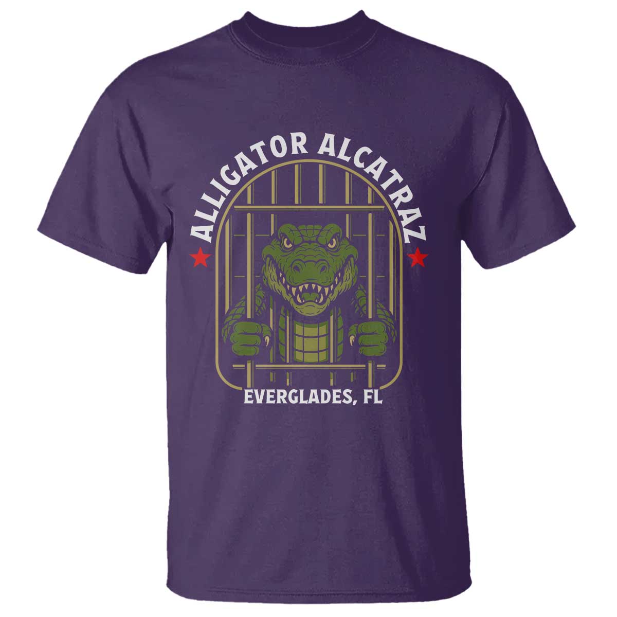 Funny Aligator Alcatraz Everglades T Shirt Alligator Prison Alligatraz Meme - Wonder Print Shop