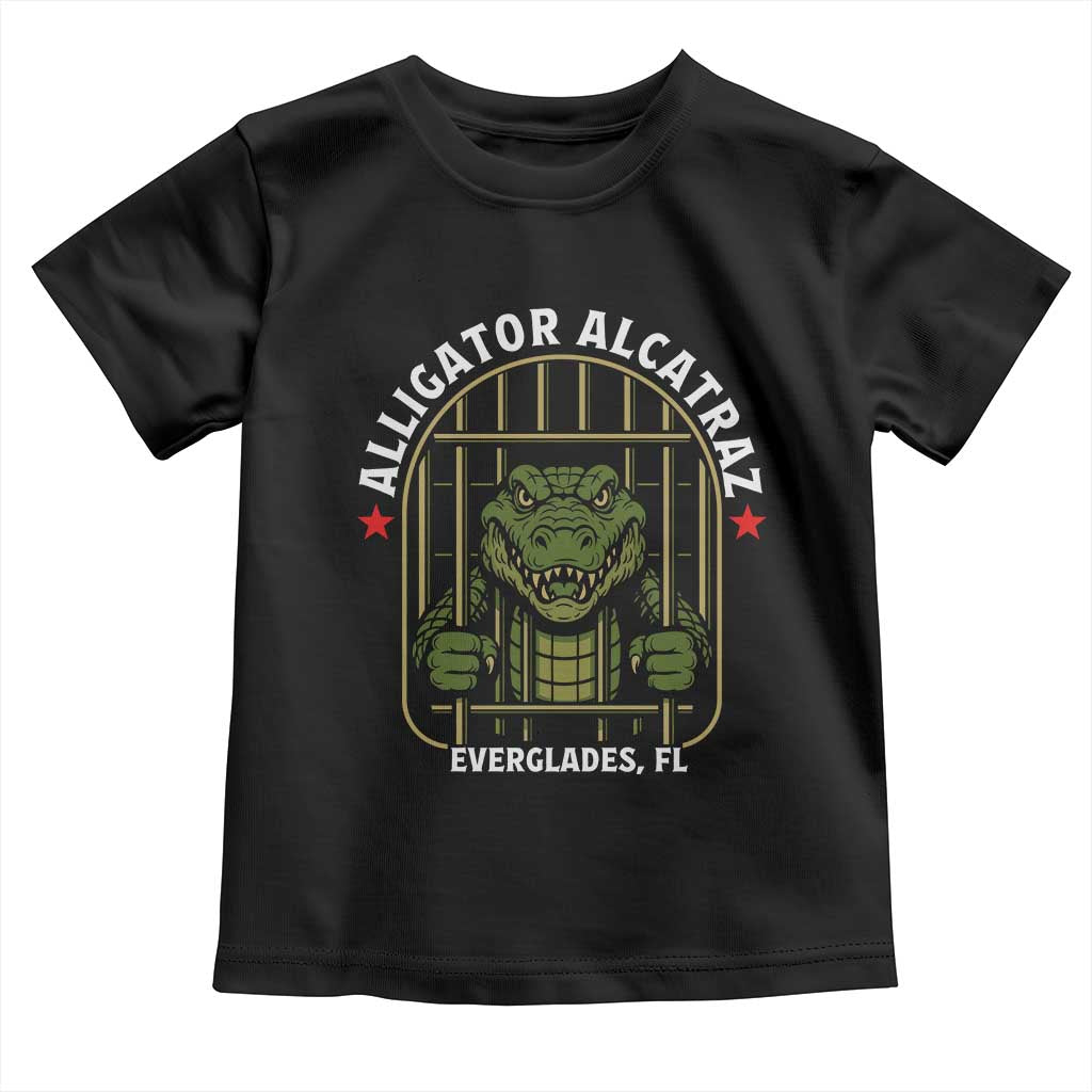 Funny Aligator Alcatraz Everglades Toddler T Shirt Alligator Prison Alligatraz Meme - Wonder Print Shop