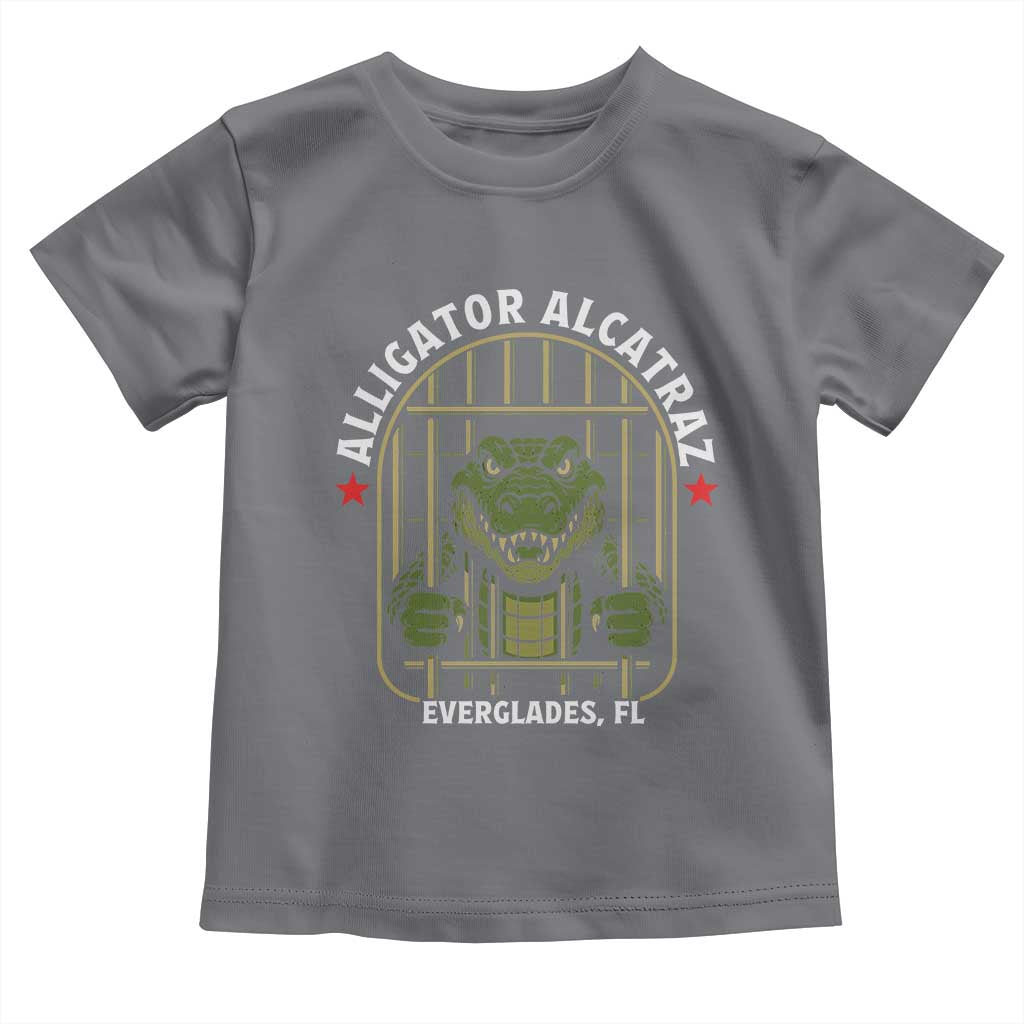 Funny Aligator Alcatraz Everglades Toddler T Shirt Alligator Prison Alligatraz Meme - Wonder Print Shop