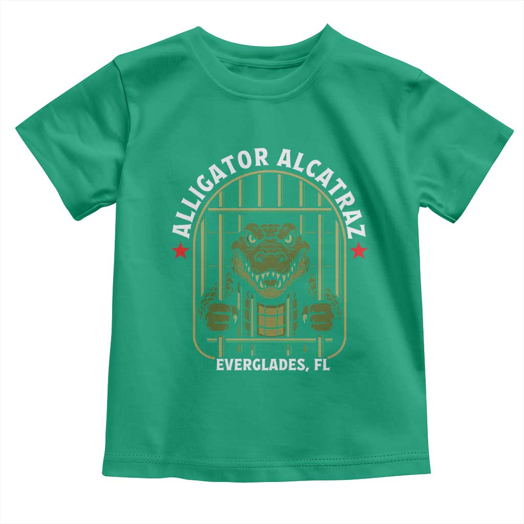 Funny Aligator Alcatraz Everglades Toddler T Shirt Alligator Prison Alligatraz Meme - Wonder Print Shop