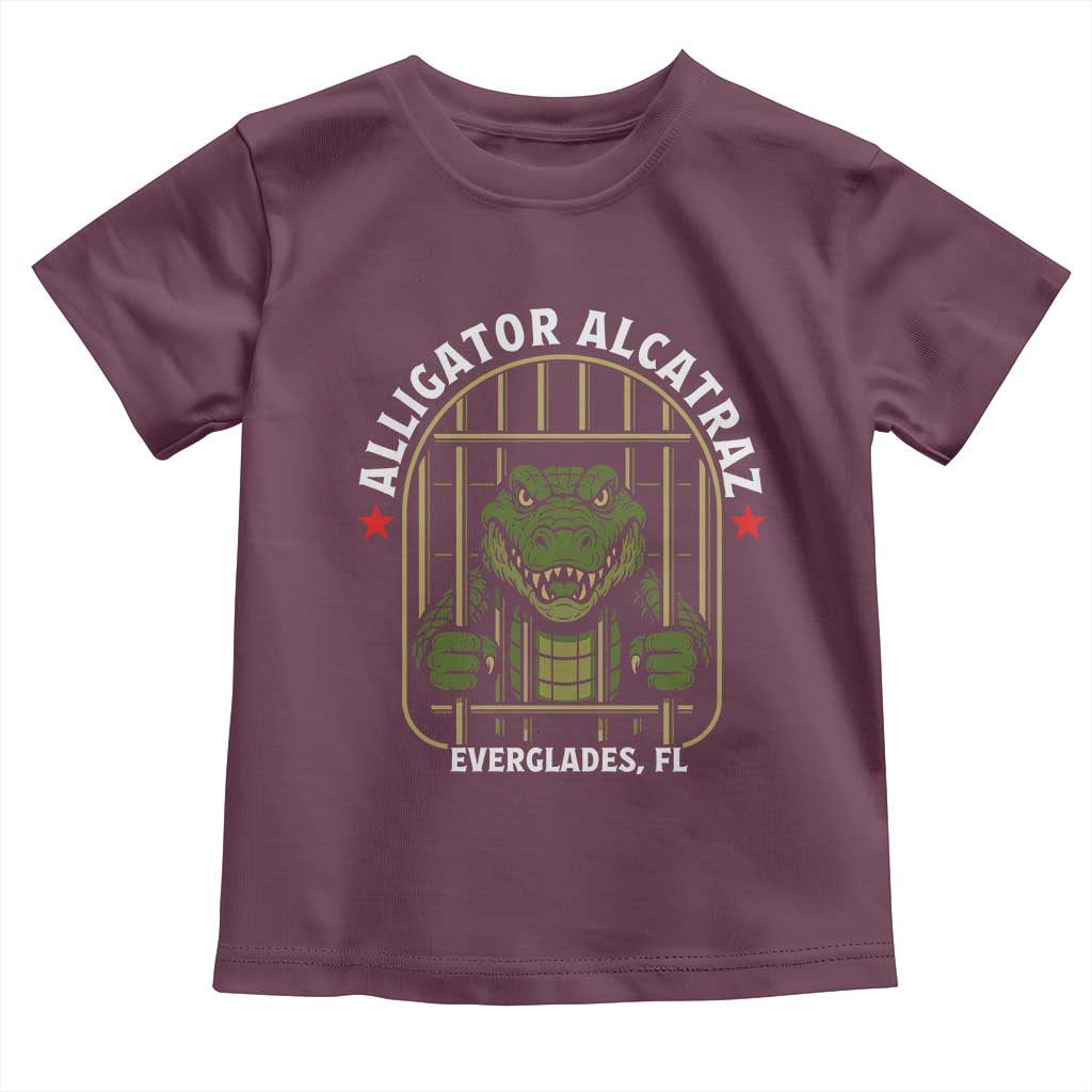 Funny Aligator Alcatraz Everglades Toddler T Shirt Alligator Prison Alligatraz Meme - Wonder Print Shop