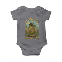Funny Aligator Alcatraz Everglades Baby Onesie Police Alligator Alligatraz Meme - Wonder Print Shop