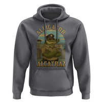 Funny Aligator Alcatraz Everglades Hoodie Police Alligator Alligatraz Meme - Wonder Print Shop