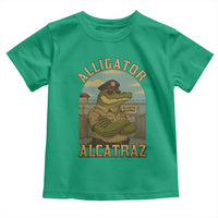 Funny Aligator Alcatraz Everglades Toddler T Shirt Police Alligator Alligatraz Meme - Wonder Print Shop