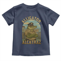 Funny Aligator Alcatraz Everglades Toddler T Shirt Police Alligator Alligatraz Meme - Wonder Print Shop
