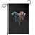 Patriotic Dog And Cat Paw American Flag Heart 4th Of July Garden Flag - Wonder Print Shop