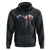 Patriotic Dog And Cat Paw American Flag Heart 4th Of July Hoodie - Wonder Print Shop