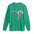Patriotic Dog And Cat Paw American Flag Heart 4th Of July Long Sleeve Shirt - Wonder Print Shop