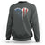 Patriotic Dog And Cat Paw American Flag Heart 4th Of July Sweatshirt - Wonder Print Shop