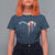 Patriotic Dog And Cat Paw American Flag Heart 4th Of July T Shirt For Women - Wonder Print Shop
