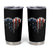 Patriotic Dog And Cat Paw American Flag Heart 4th Of July Tumbler Cup - Wonder Print Shop