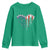 Patriotic Dog And Cat Paw American Flag Heart 4th Of July Youth Sweatshirt - Wonder Print Shop