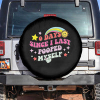 Funny 0 Days Since I Last Pooped Myself Spare Tire Cover Joke Meme Gag - Wonder Print Shop